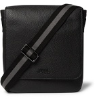 Polo Ralph Lauren - Pebble-Grain Leather Messenger Bag - Black