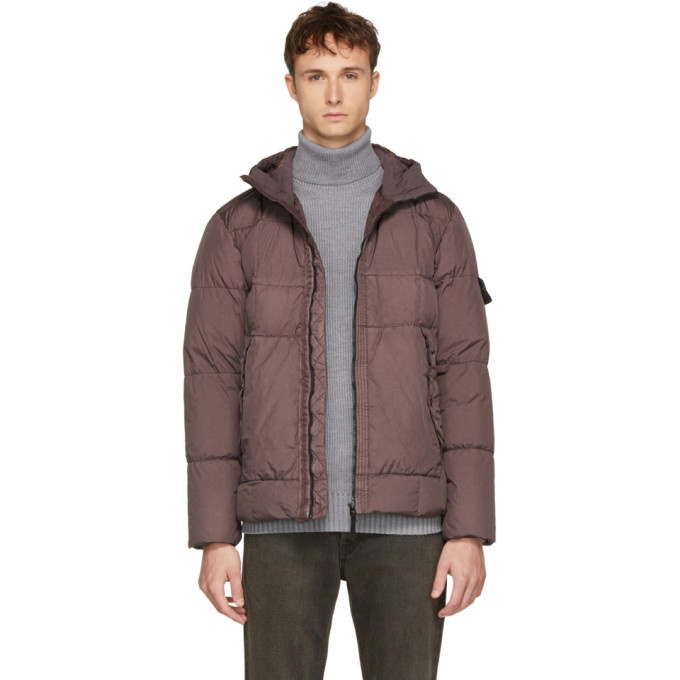 Photo: Stone Island Pink Down Hooded Jacket