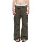 Raimundo Langlois Khaki Double Fly Cargo Pants