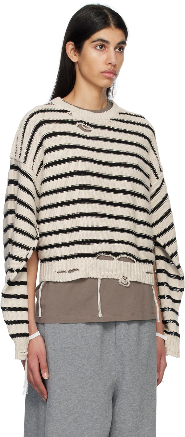 Maison margiela discount sweater striped