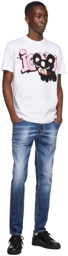 Dsquared2 Blue Icon Skater Jeans