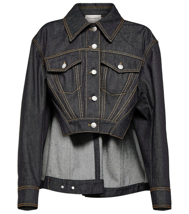Photo: Alexander McQueen Deconstructed denim jacket