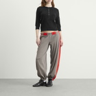 Gimaguas Women's Emmanuelle Trousers in Grey/Red
