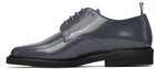 Thom Browne Grey Uniform Lace-Up Derbys