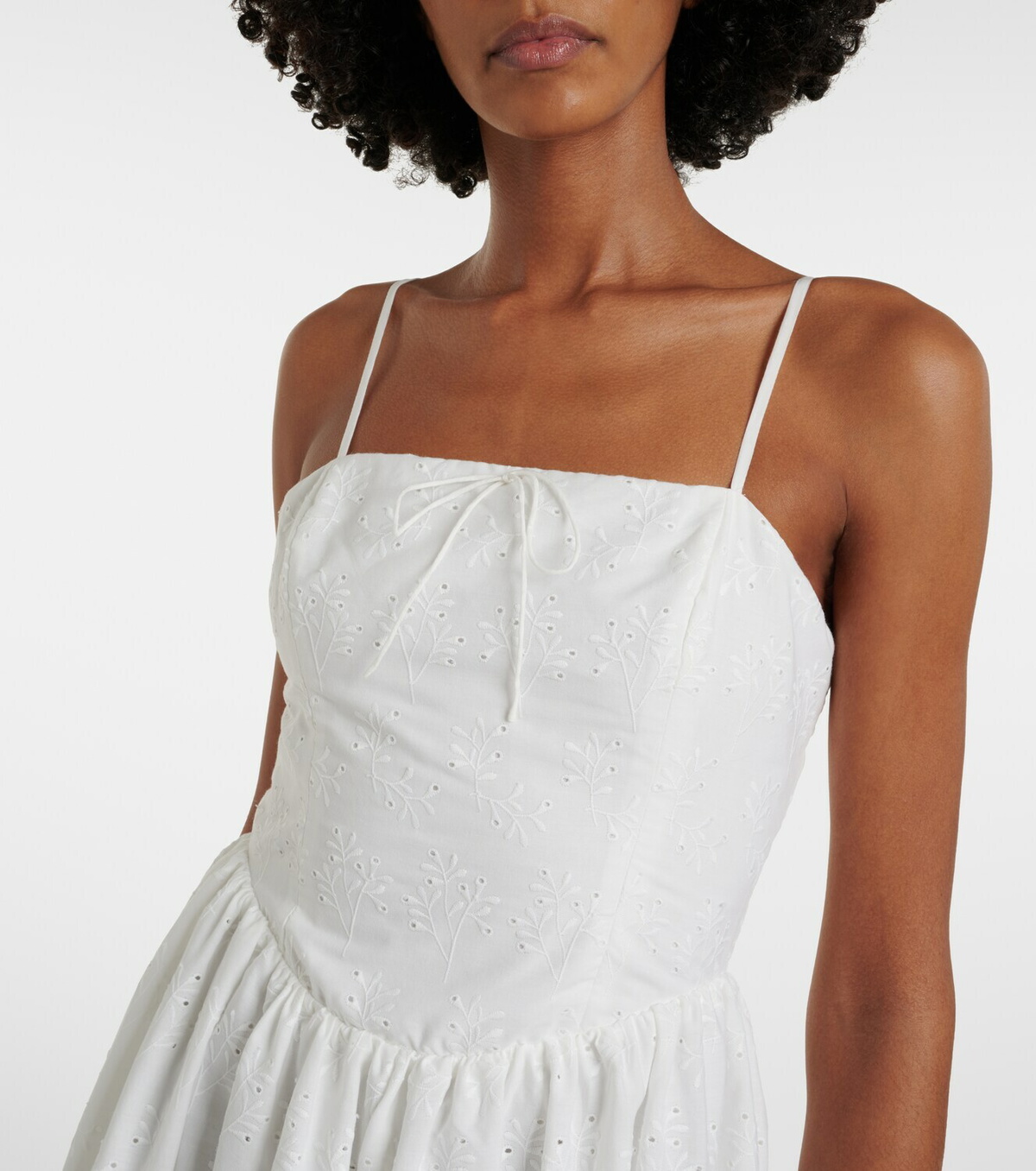 Faithfull Tulla broderie anglaise midi dress