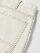 MAISON MARGIELA - Wide-Leg Stone-Washed Denim Jeans - Neutrals