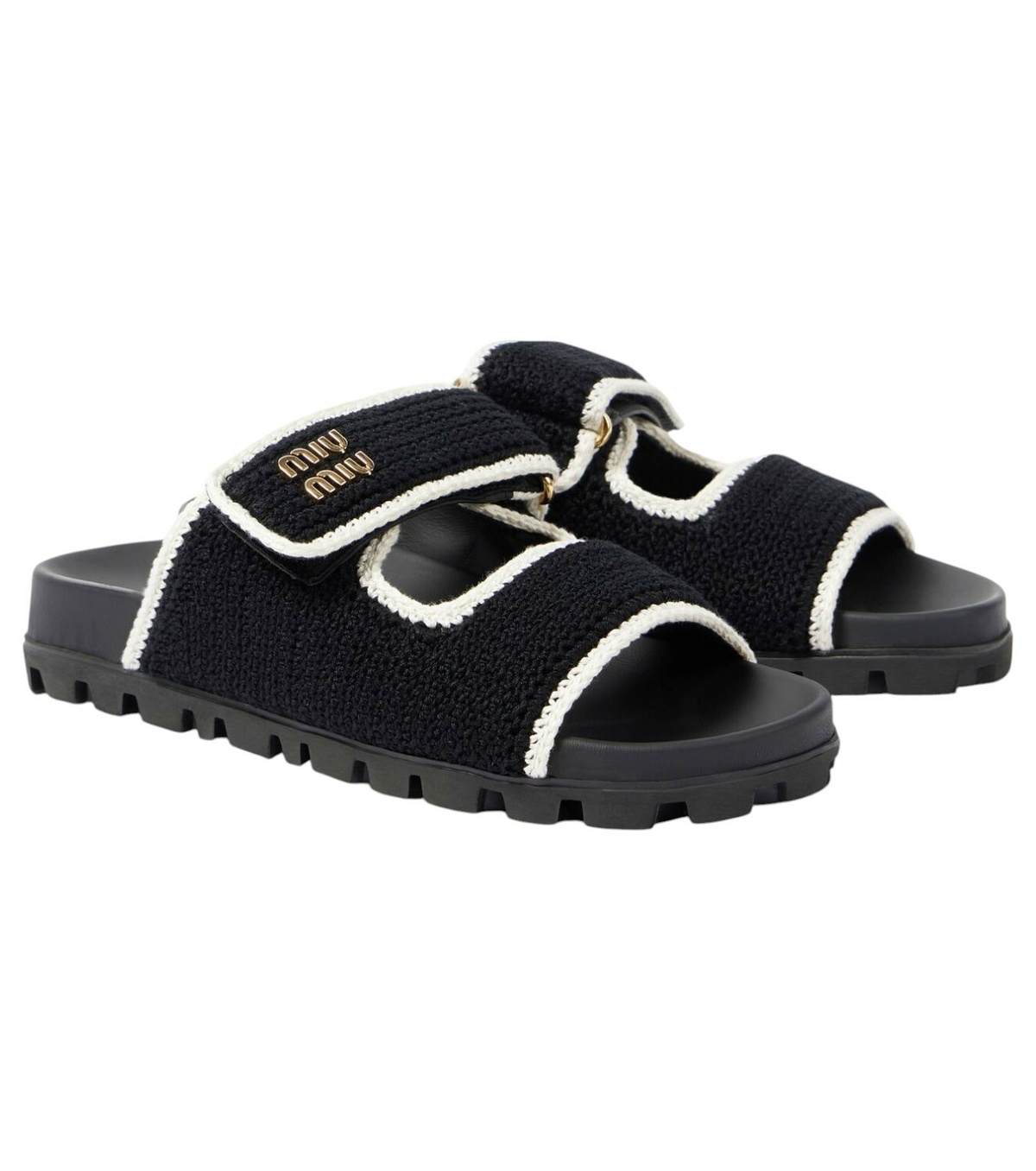 Miu Miu Olive Green Suede Slippers Miu Miu