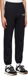 Sporty & Rich Black Cotton Lounge Pants