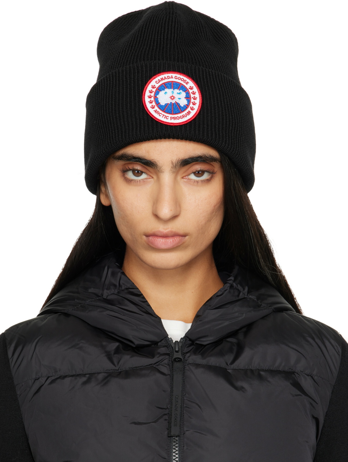 Canada Goose Black 'Arctic Toque' Beanie