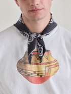 KAPITAL - Fastcolor Selvedge Printed Cotton Scarf
