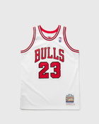 Mitchell & Ness Nba Authentic Jersey Chicago Bulls Home 1997 98 Michael Jordan #23 White - Mens - Jerseys