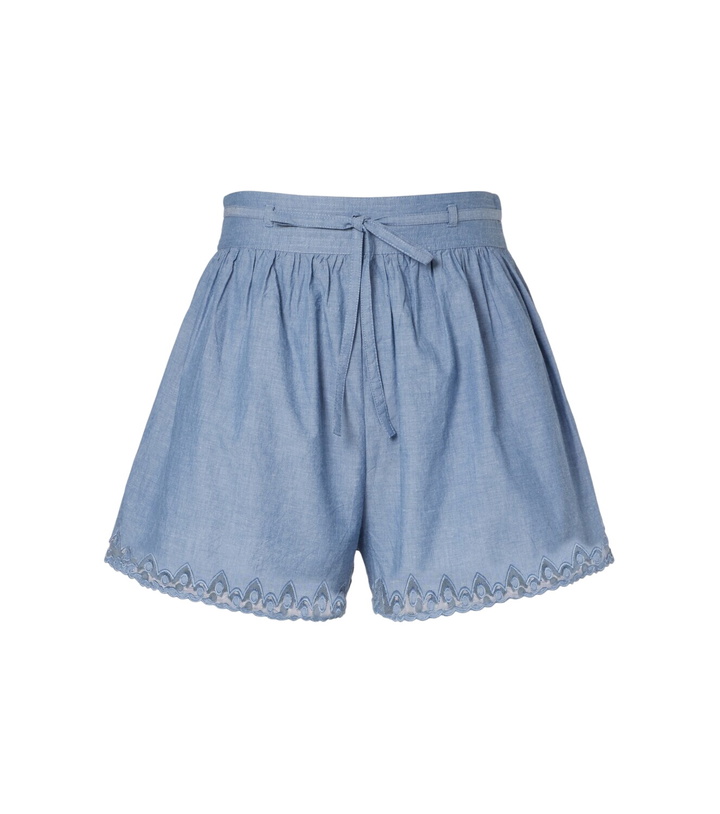 Photo: Ulla Johnson Elowen lace-trimmed cotton shorts