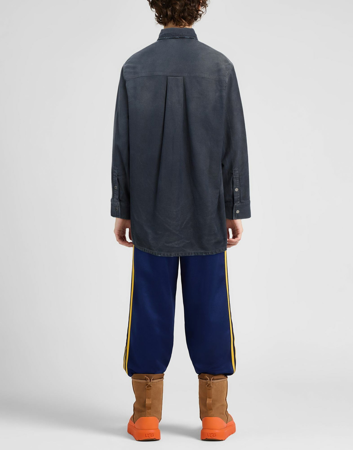Heron Preston Mens Shirt Slate in Blue