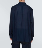 Givenchy Striped cotton voile shirt