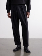 Graphpaper - Wide-Leg Pleated PERTEX® EQUILIBRIUM Trousers - Black