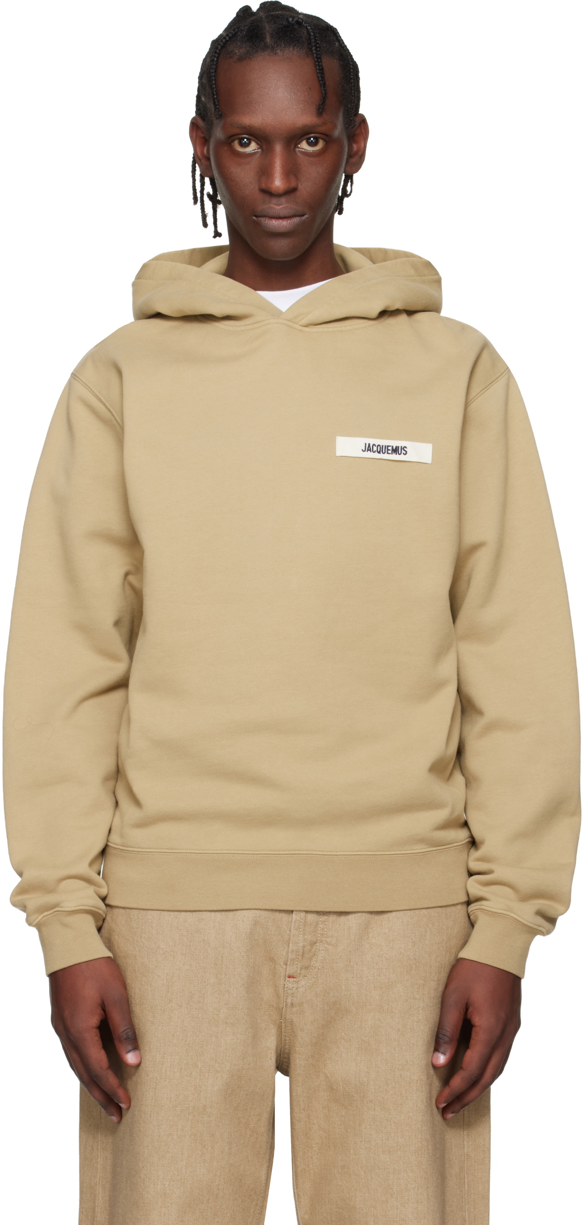 jacquemus ジャックムスフーディ　ベージュ Jacquemus Beige Les Classiques 'Le Sweatshirt Jacquemus' Hoodie