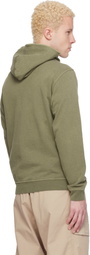 Stone Island Khaki 6100031 Malfilé Fleece Old Effect Hoodie