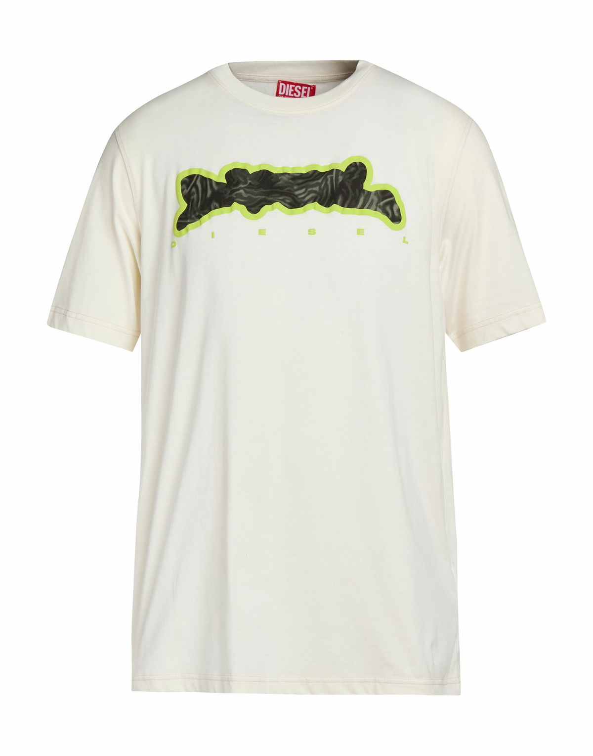 Diesel Mens T-shirt Cream