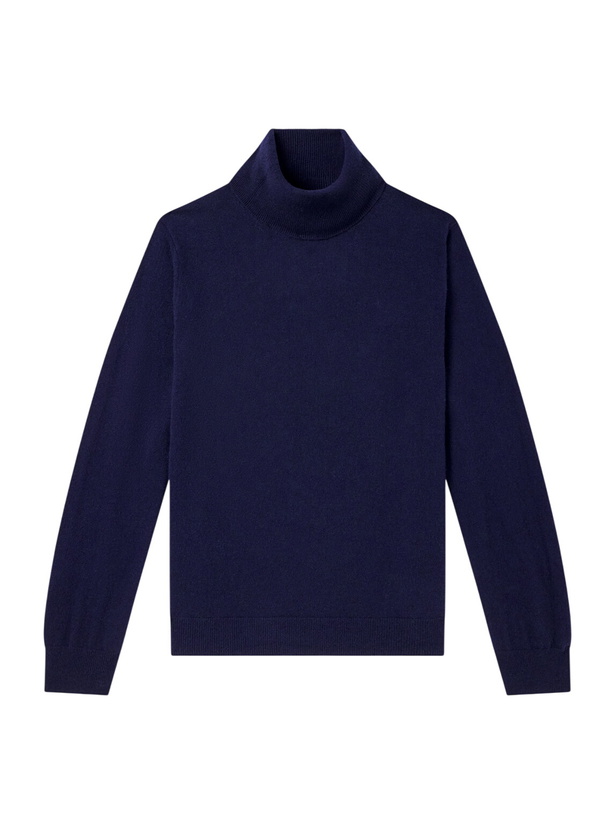 Photo: Paul Smith - Cashmere Rollneck Sweater - Blue