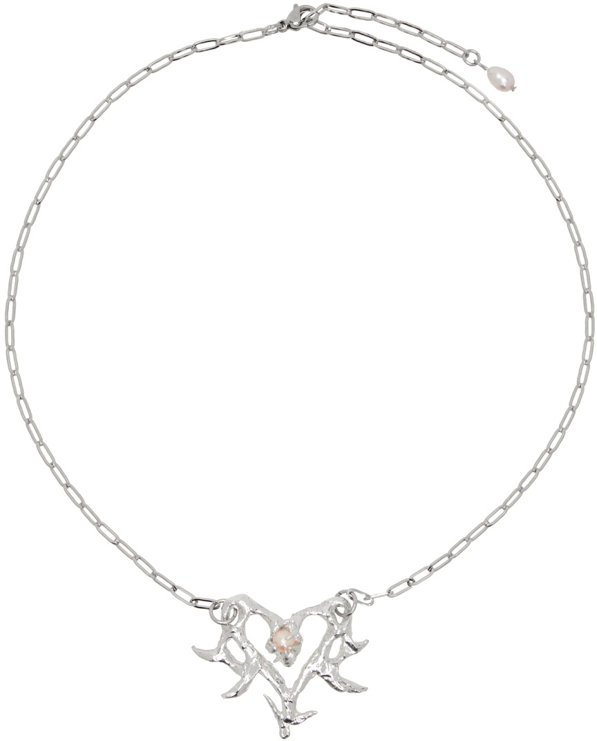 Harlot Hands Silver Epoque Necklace