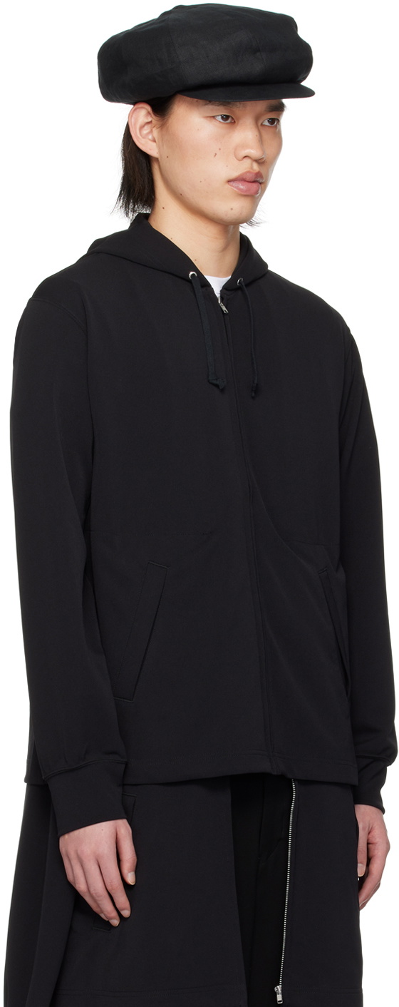 Comme des Garçons Homme Plus Black Layered Hoodie