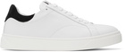 Lanvin White DDB0 Leather & Suede Sneakers