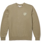 Outerknown - Printed Loopback Organic Cotton-Blend Jersey Sweatshirt - Green