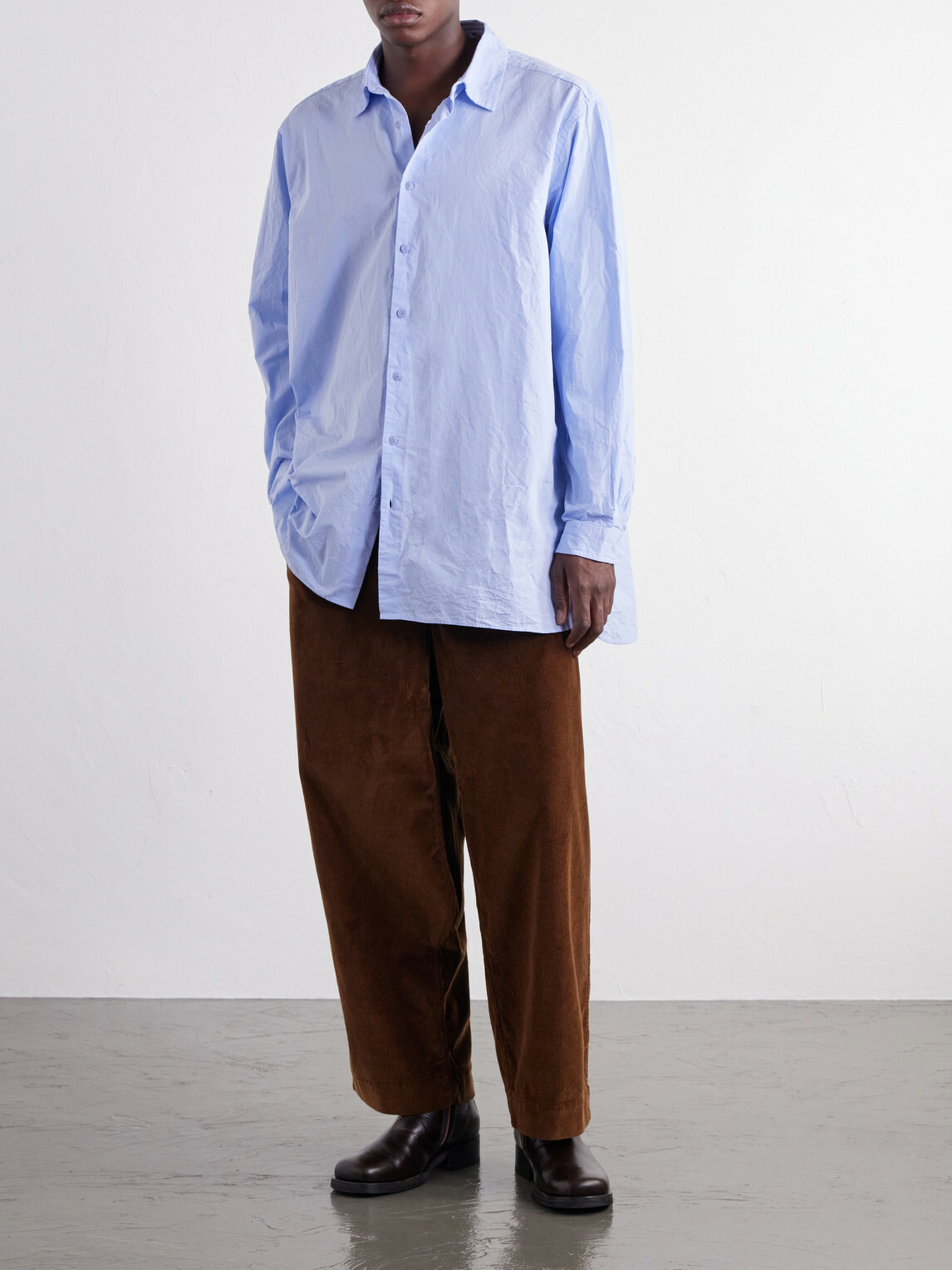 Casey Casey - Ilka Cotton Shirt - Blue