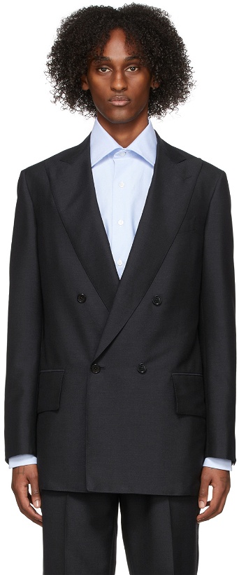 Photo: Factor's Navy Double Breasted Blazer