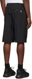 Balmain Black Logo Cargo Shorts