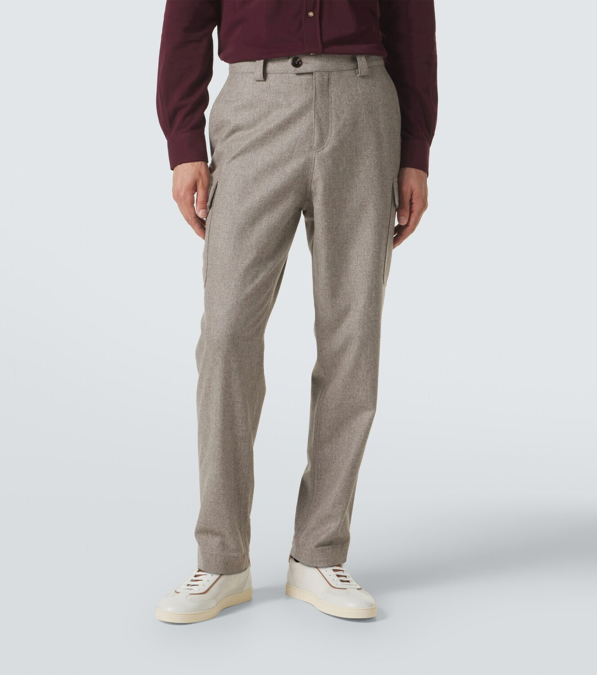 Brunello Cucinelli Wool tapered pants