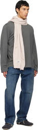 MM6 Maison Margiela Gray & Pink Amended Optical Ribs Scarf