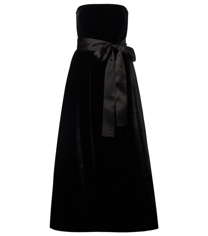 Photo: Elie Saab Belted velvet gown
