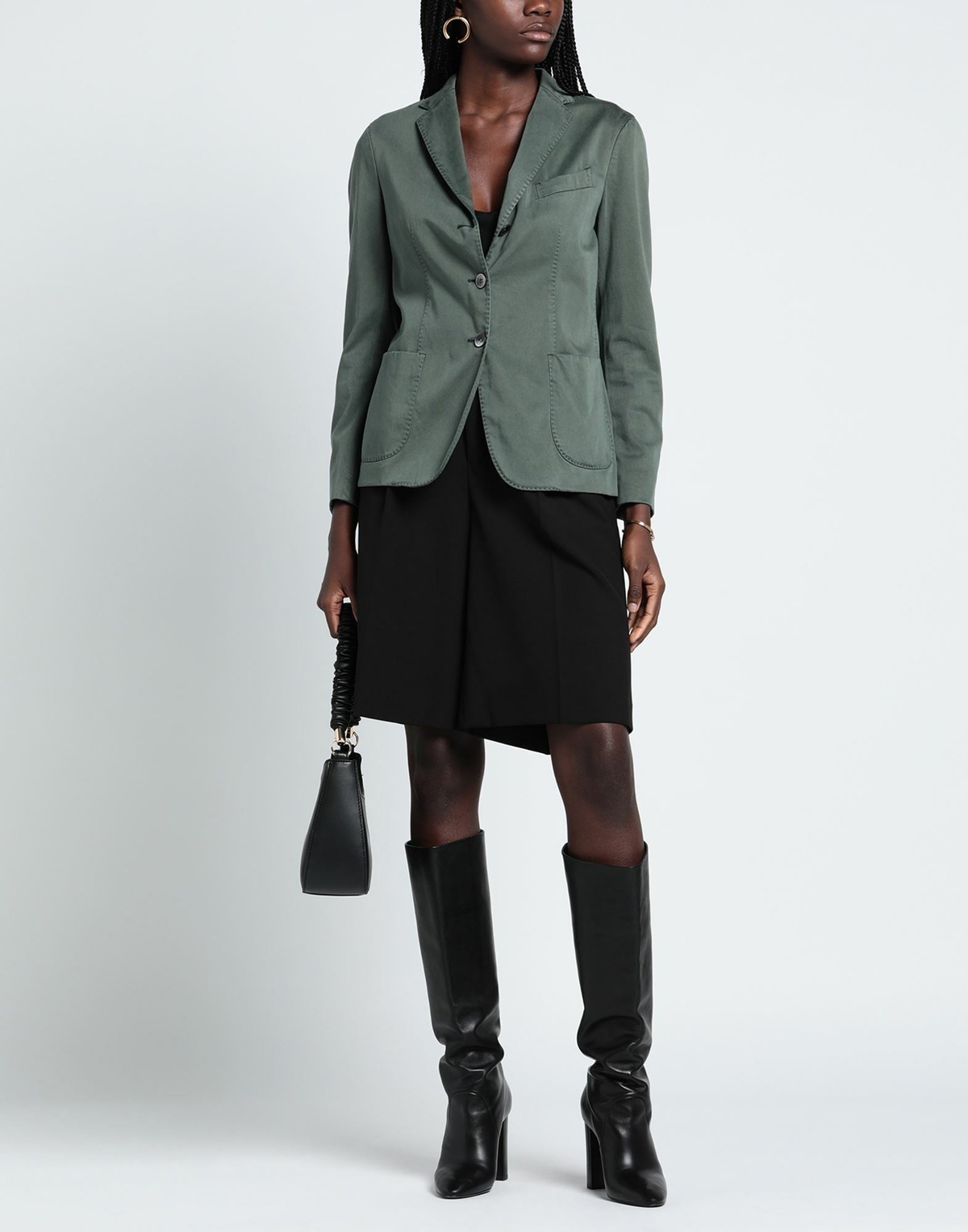 Boglioli Womens Blazer Dark in Green