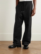 Dries Van Noten - Straight-Leg Cotton-Jersey Sweatpants - Black