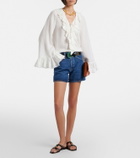 Jimmy Choo Lova embellished leather mules