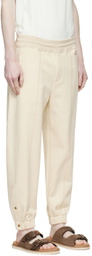 Agnona Beige Cotton Lounge Pants