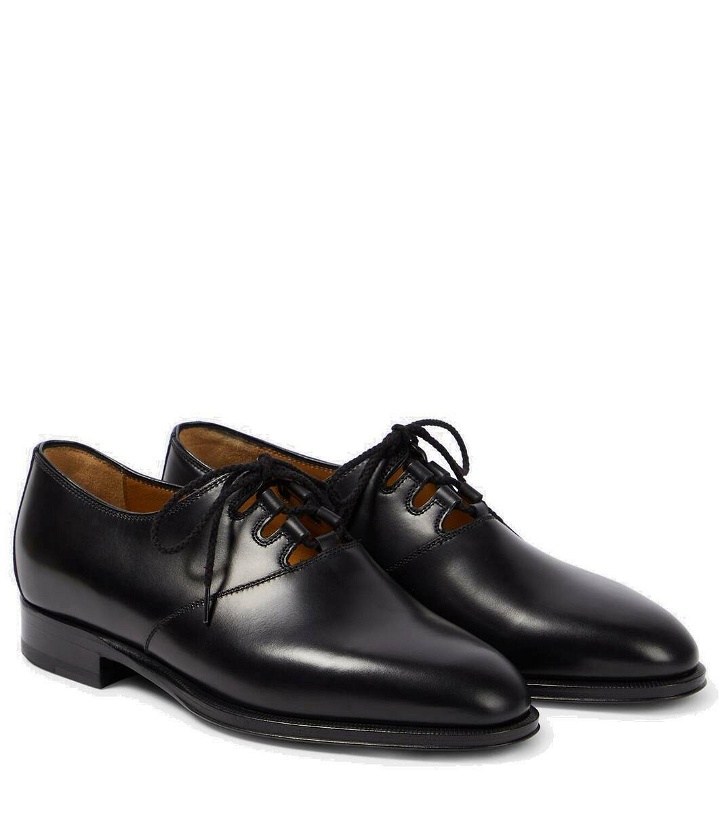Photo: The Row Grant leather Derby shoes