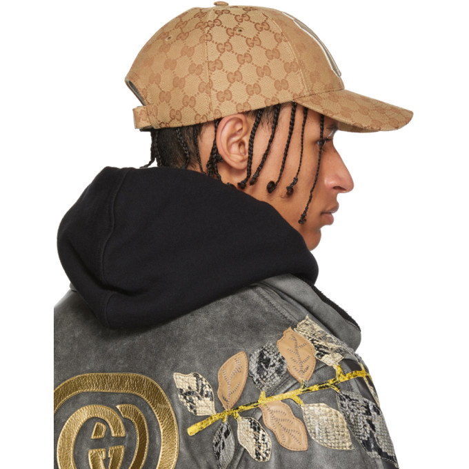 Gucci Brown GG Logo Suit & Patch Cap Release