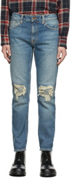 Nudie Jeans Blue Gritty Jackson Jeans