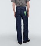 Kenzo - Sailor embroidered wide-leg jeans