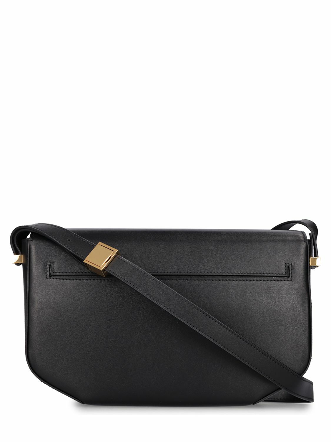 DEMELLIER Midi London Leather Shoulder Bag