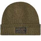 RRL Men's Watch Cap Hat in Olive Drab