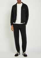 Emporio Armani Tapered-leg Jersey Sweatpants Black