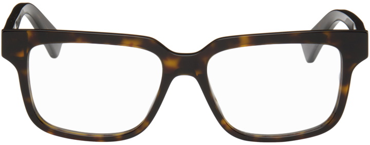 Photo: Bottega Veneta Tortoiseshell Square Glasses