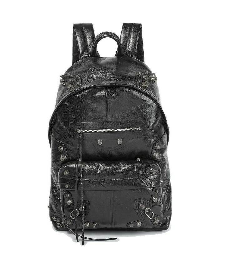 Photo: Balenciaga Le Cagole leather backpack