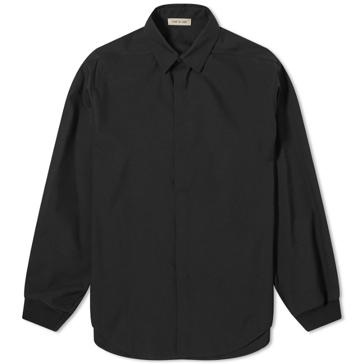 Photo: Fear of God Men's 8th Half Packet Shirt in Black