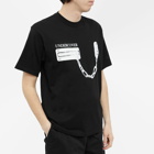 Undercover Men's Logo Door Chain T-Shirt in Black