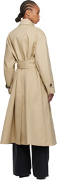 AMI Paris Beige Belted Coat