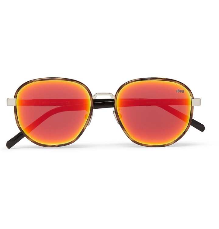 Photo: Berluti - Spectre Round-Frame Acetate and Metal Sunglasses - Tortoiseshell